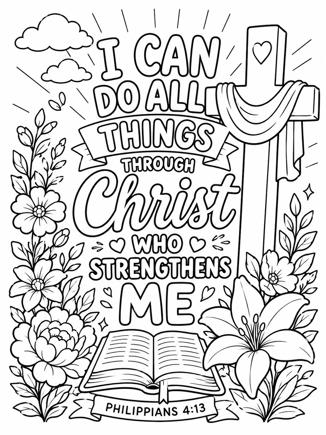 Bible Verse Coloring Pages