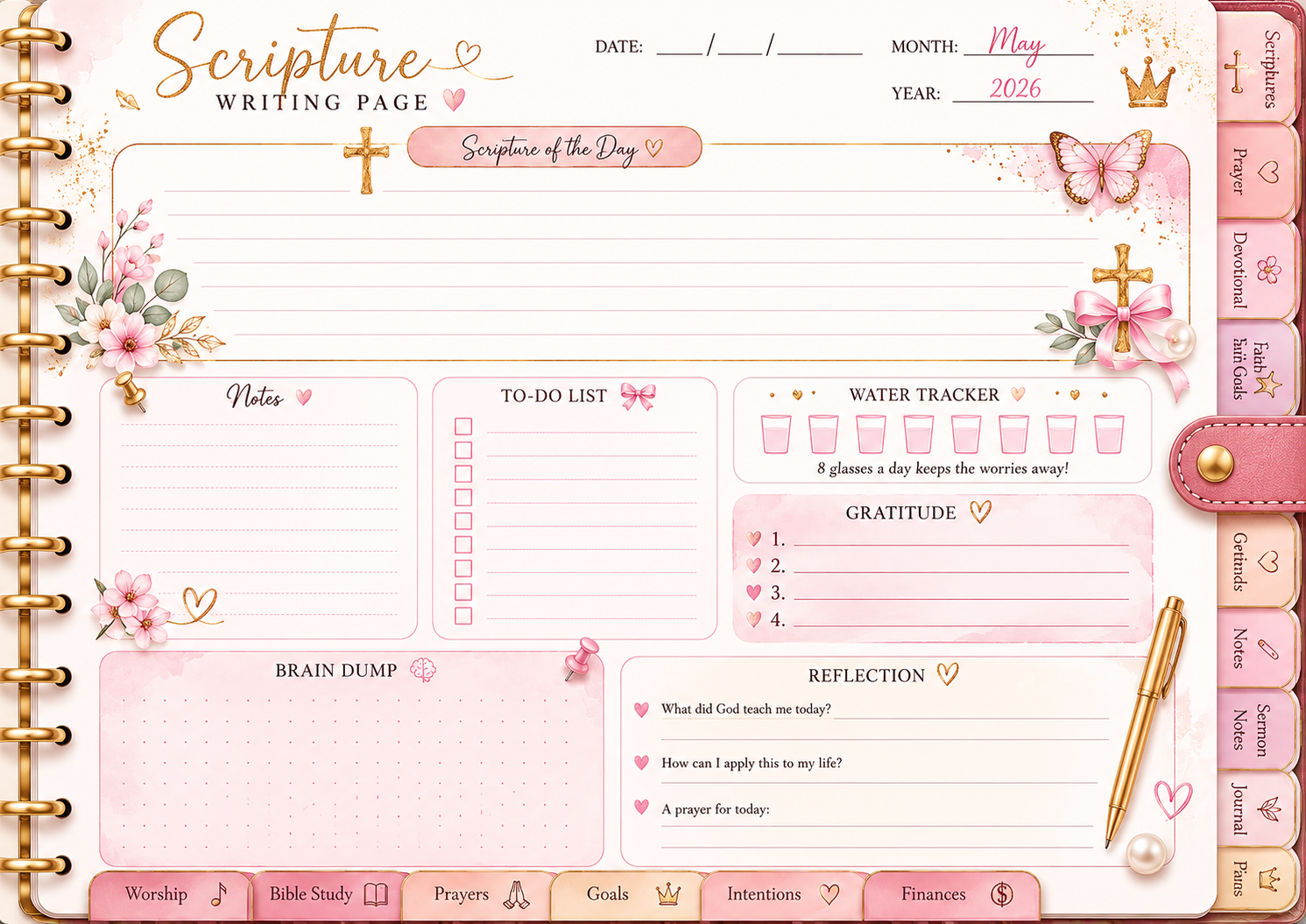 Scripture Writing Pages