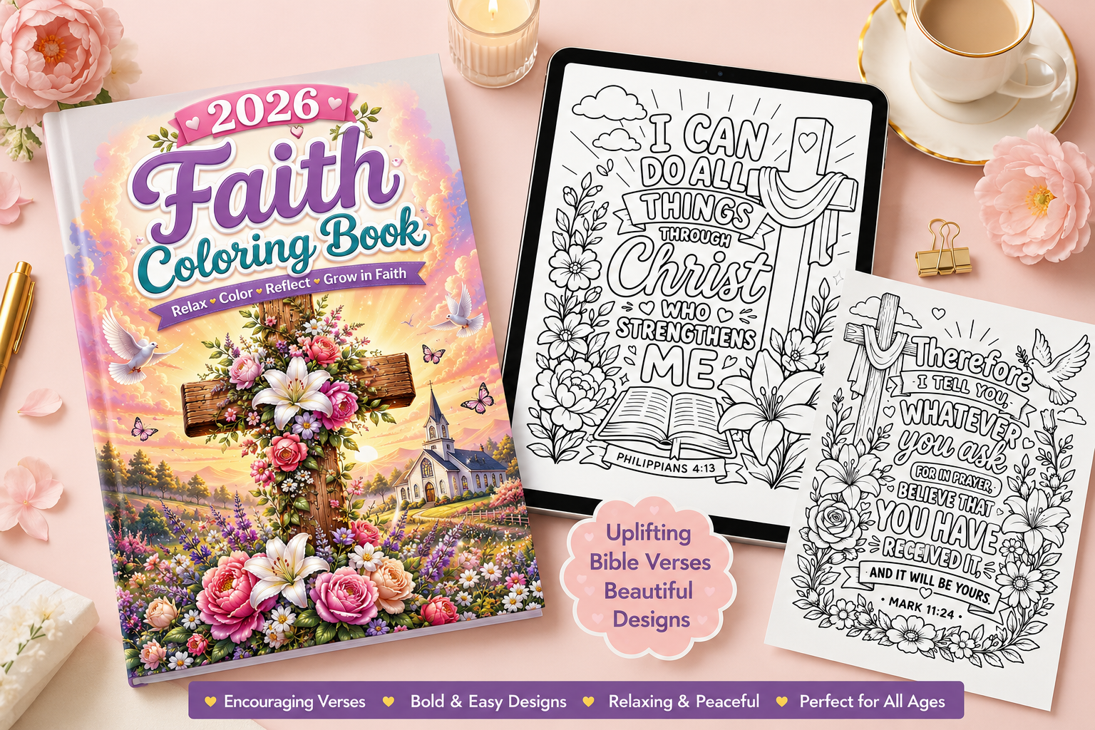 Faith Coloring Bundles